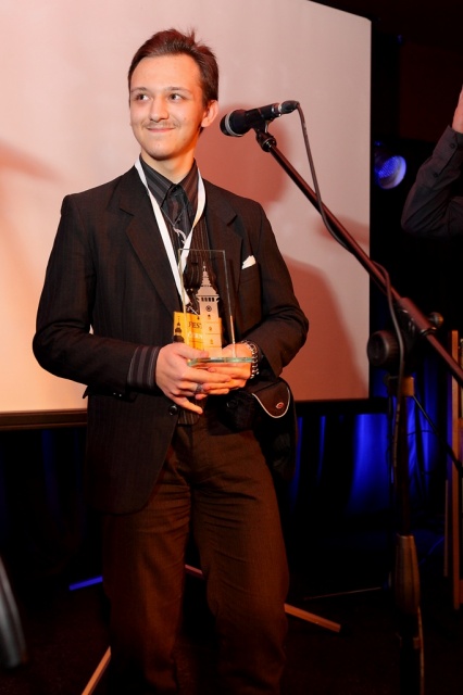 Jakub Kadera si odnesl cenu za nejlep hereck vkon ve filmu ve filmu Gloom